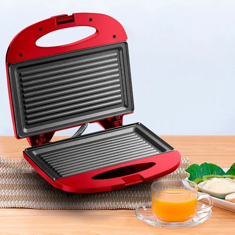 Sanduicheira Grill Antiaderente Vermelha 750W - Multi - Imagem 3