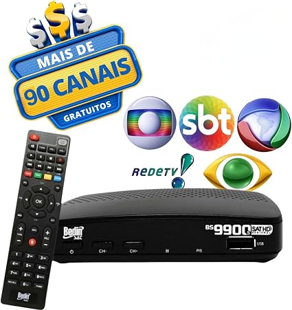 Receptor Digital Bedin Sat HD BS9900S - Imagem 2