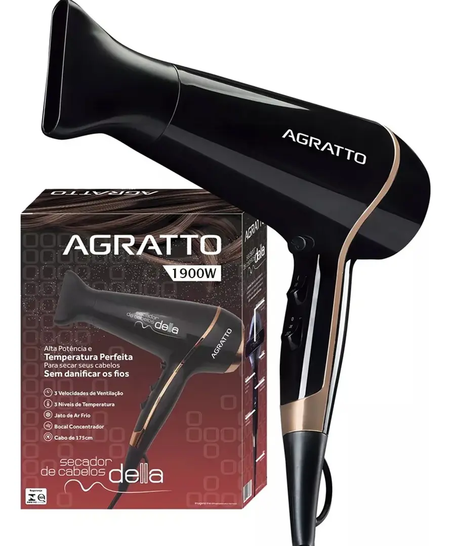 Secador de Cabelo Agratto Della 1900W - Imagem 7
